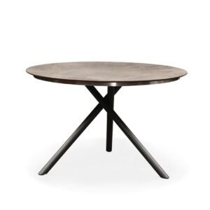 table ronde exterieur 4 personnes bois aluminium la reunion