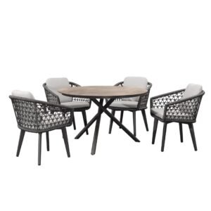 table ronde exterieur 4 personnes pas cher